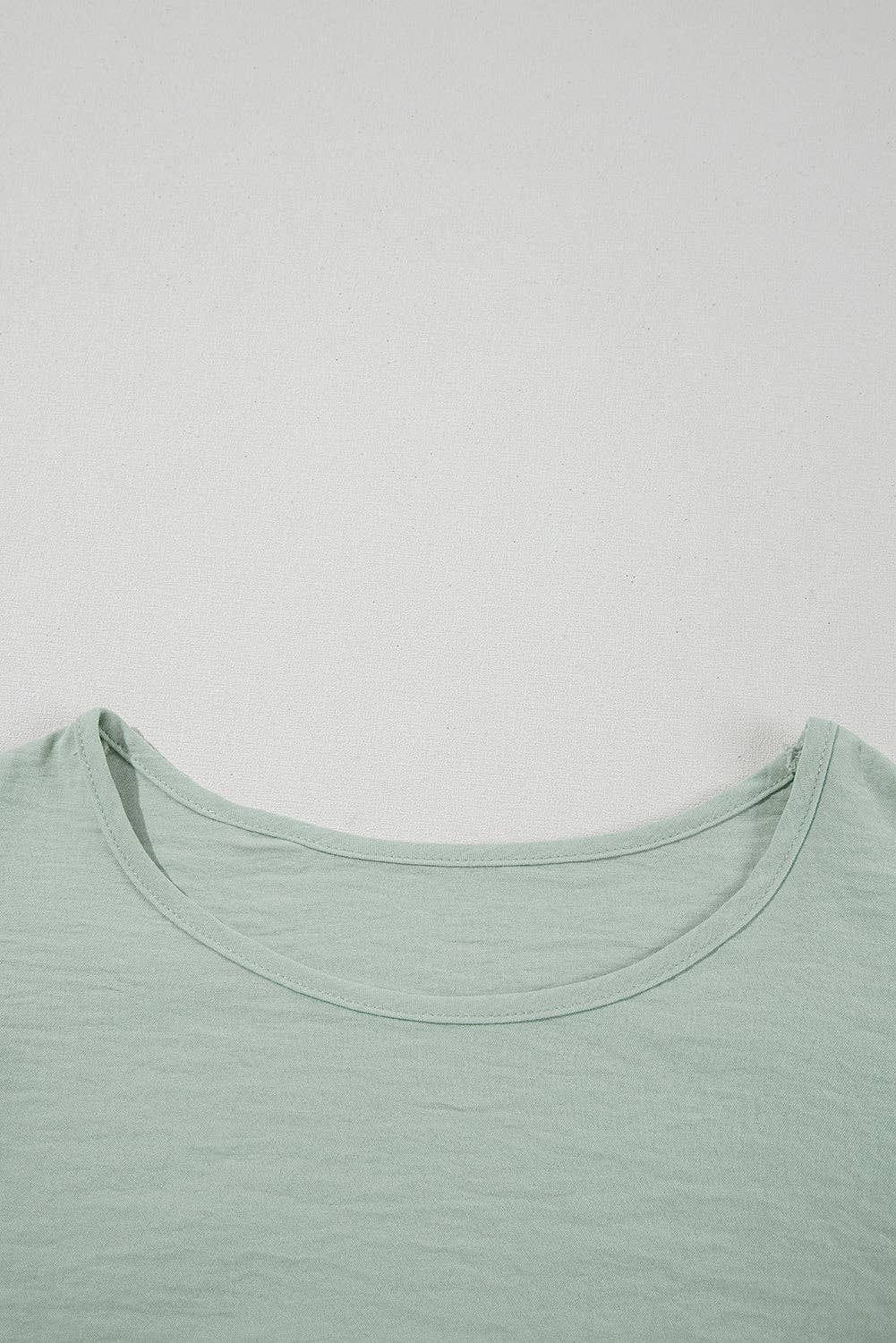 Ruffle Short Sleeve Blouse
