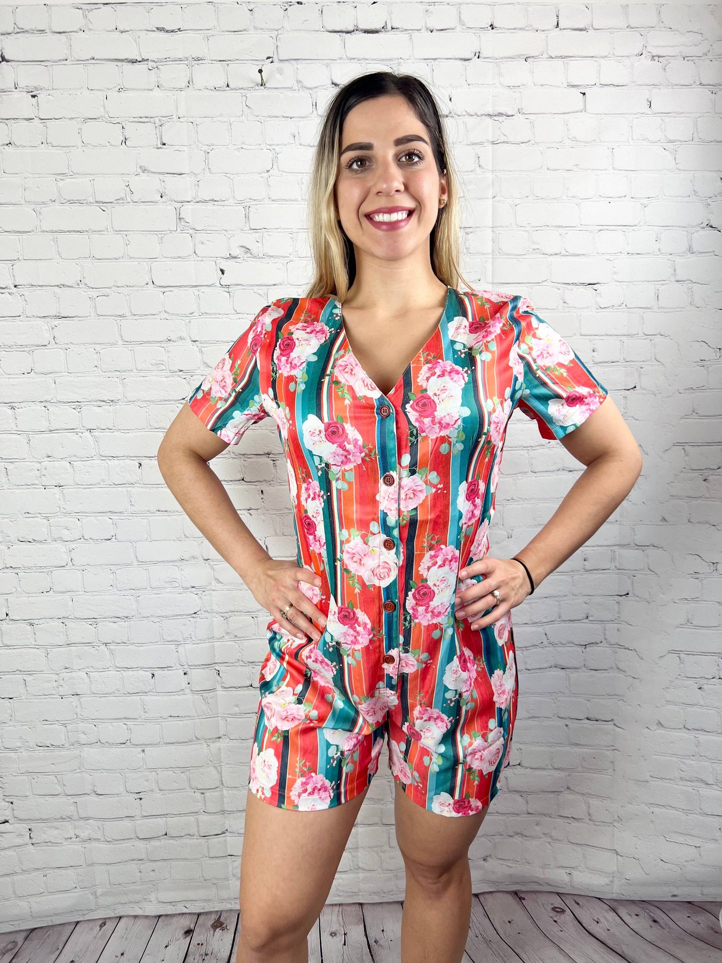 V-NECK ROMPER