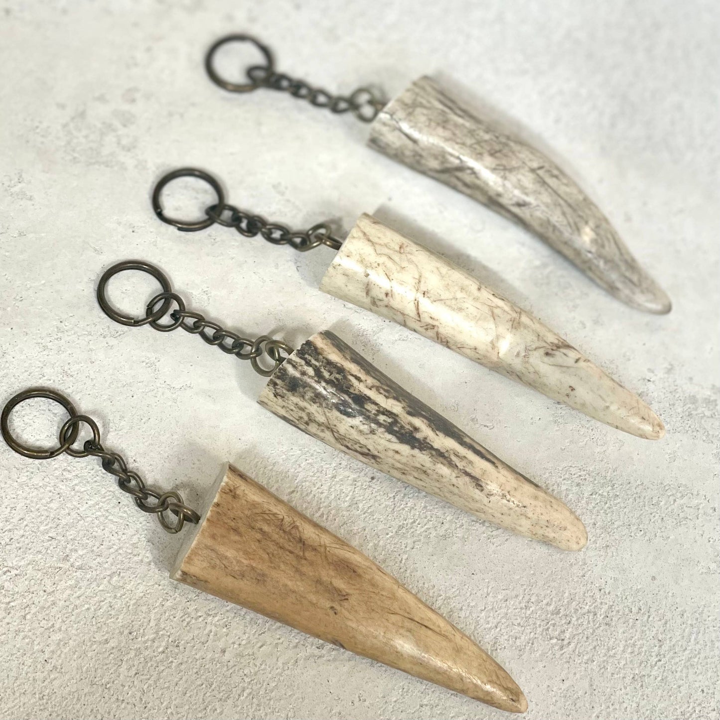 Deer Antler Keychain