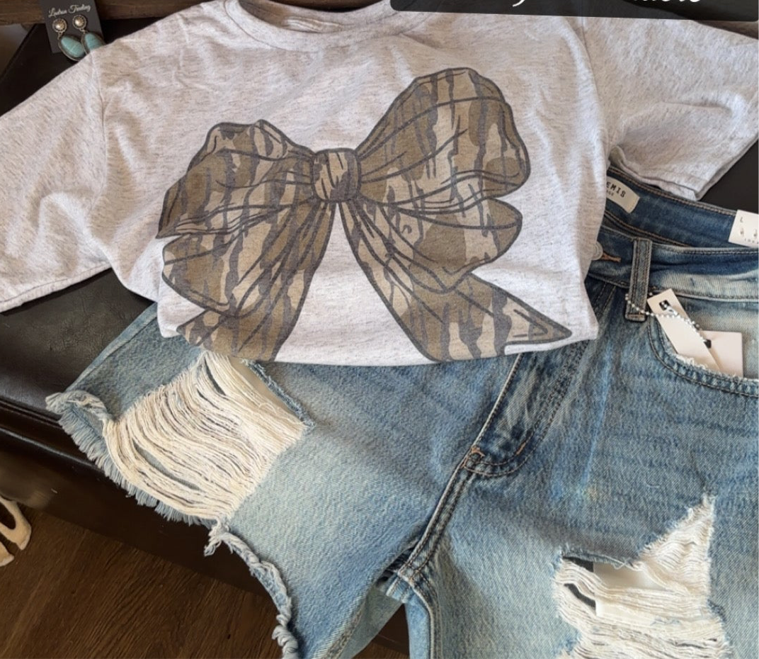 Camo Bow tee
