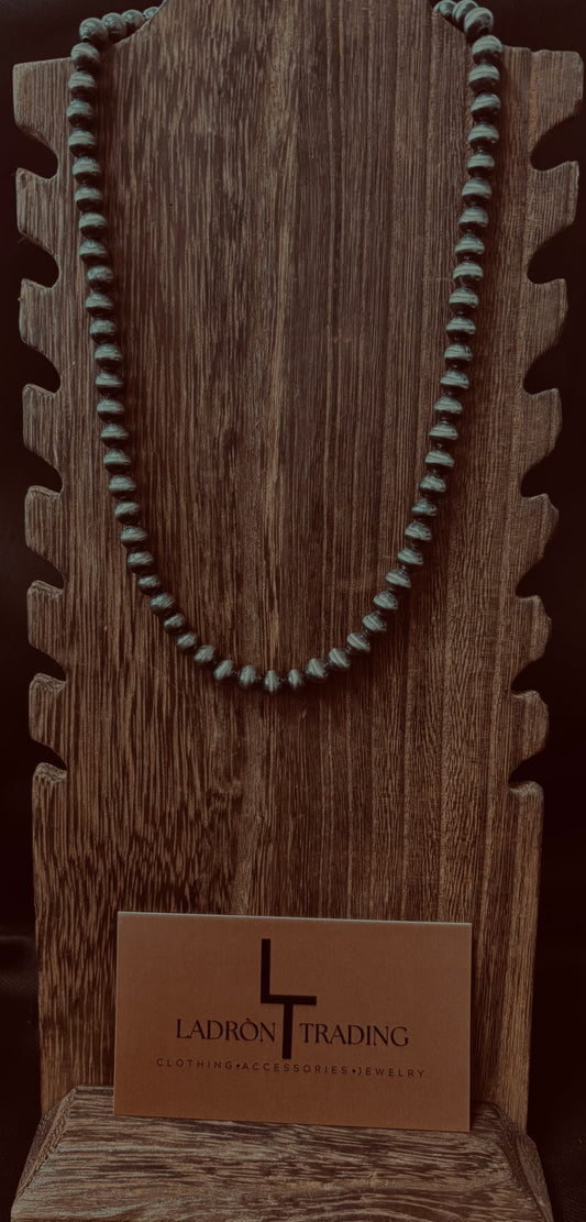 8mm 16” Silver Plated Pearls