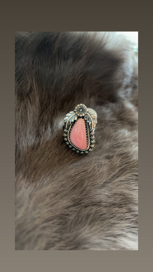 Punchy pink ring