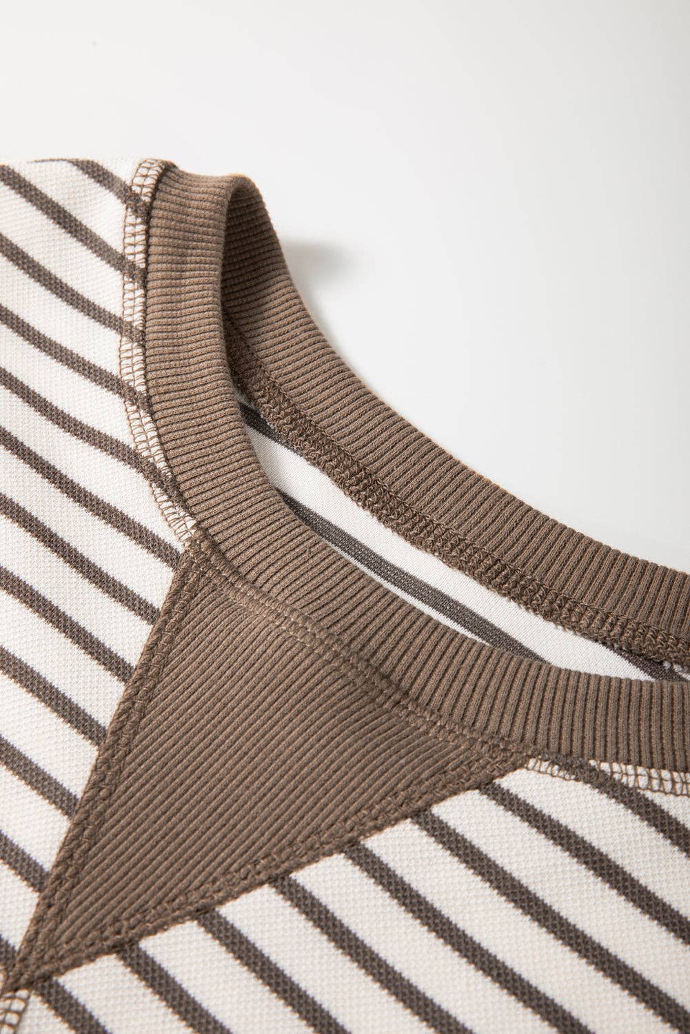 Striped Ruffle Short Sleeve Top