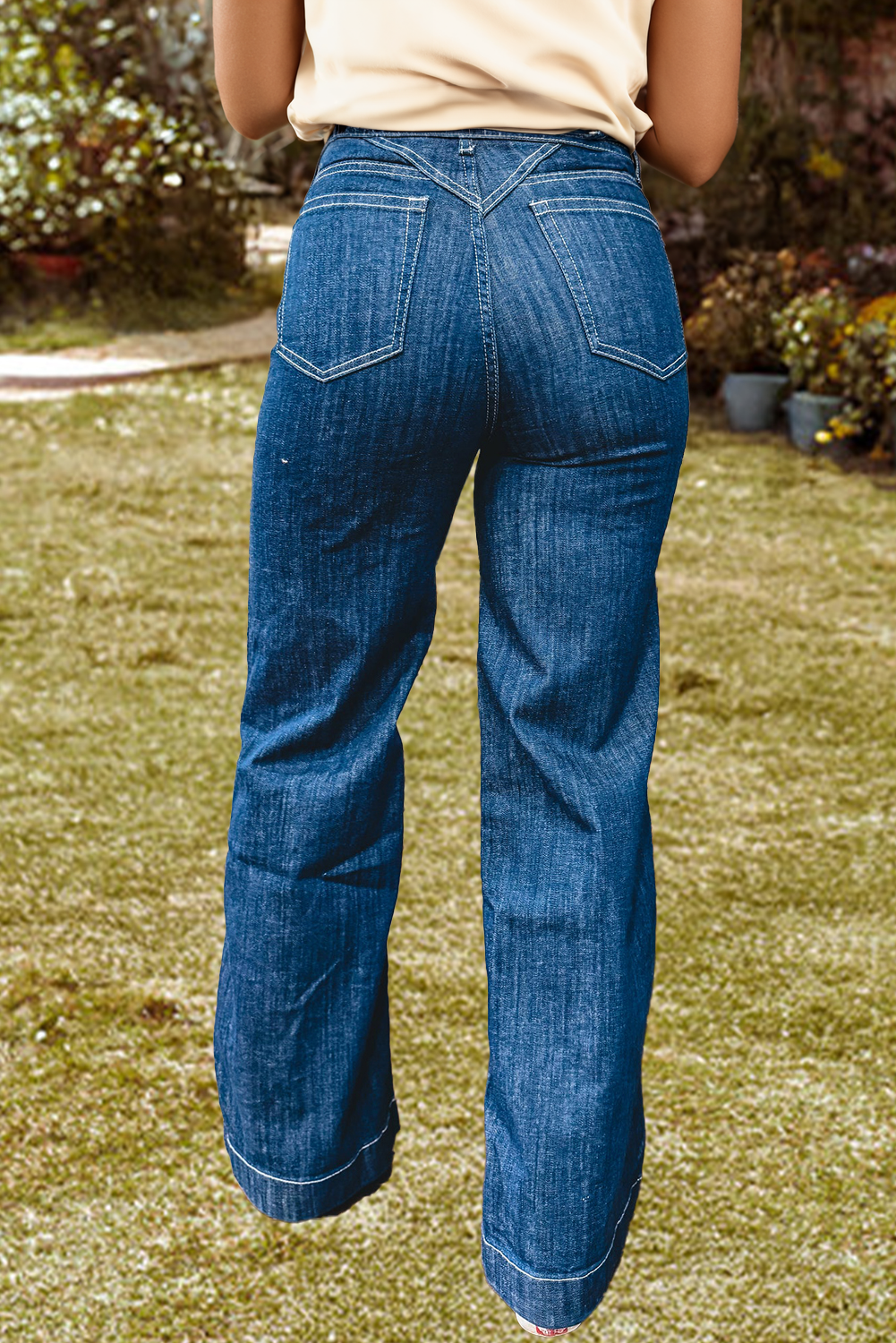 Stitched Waist jeans