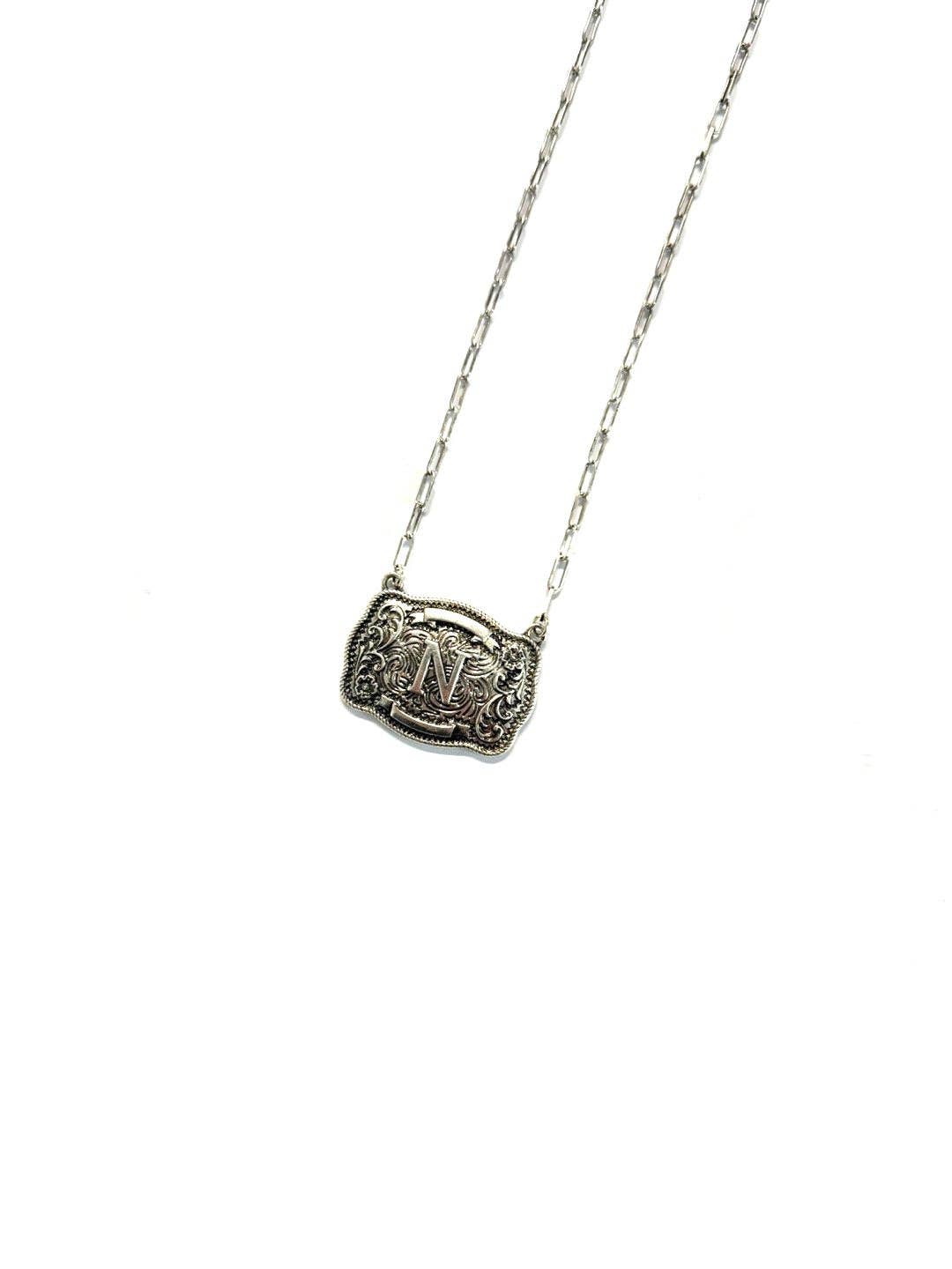 Belt Buckle Necklace