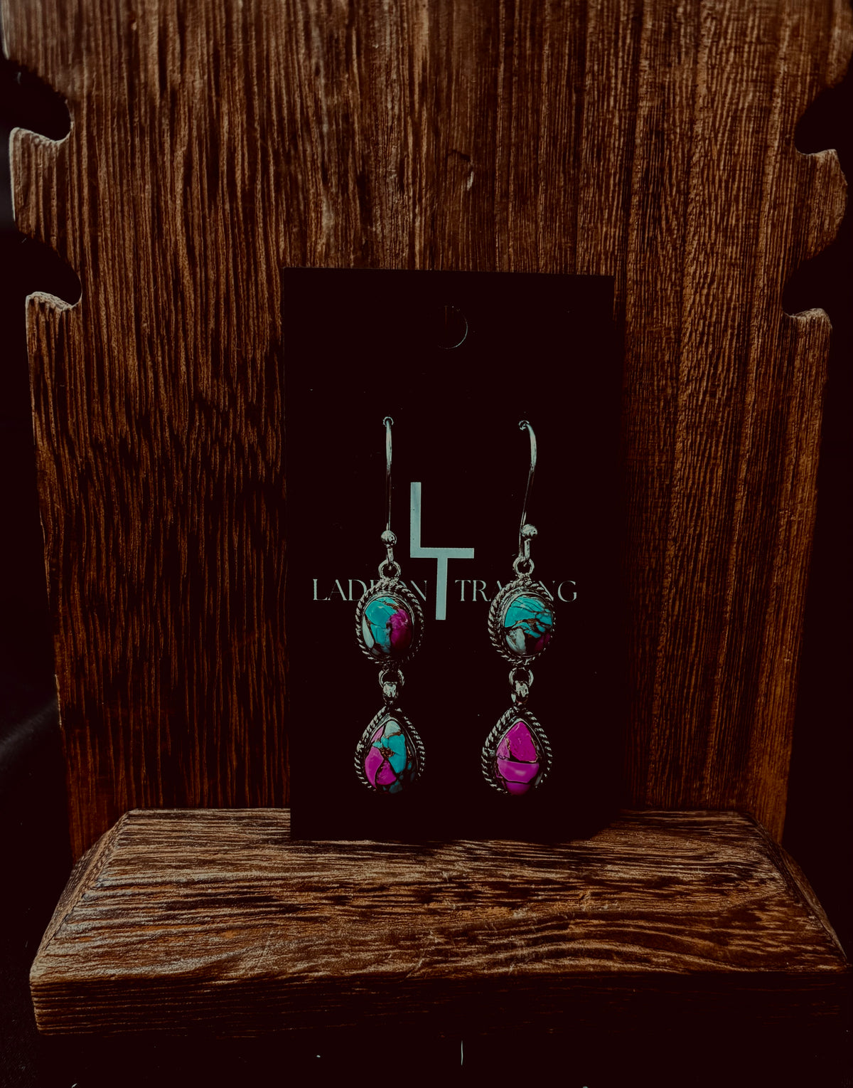 Cotton Candy TearDrop Earrings