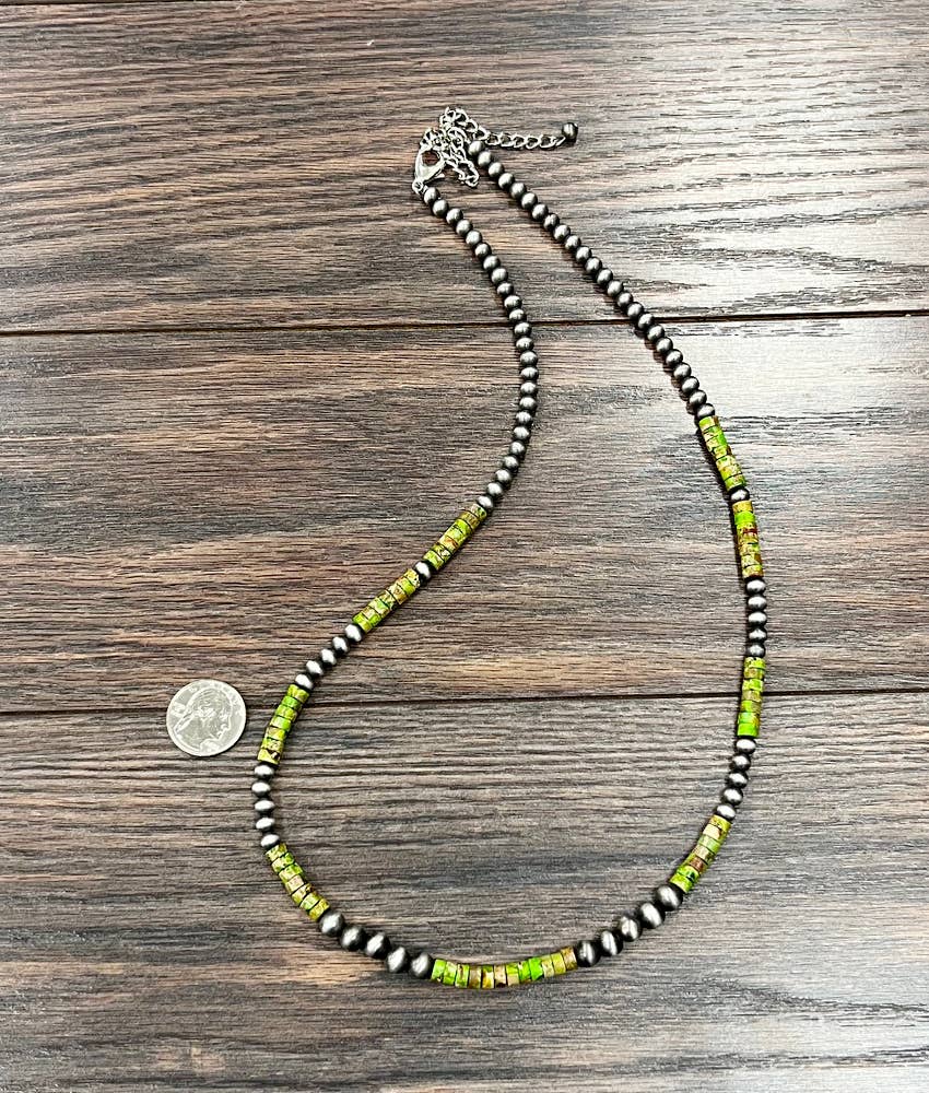 Green Gemstone Necklace