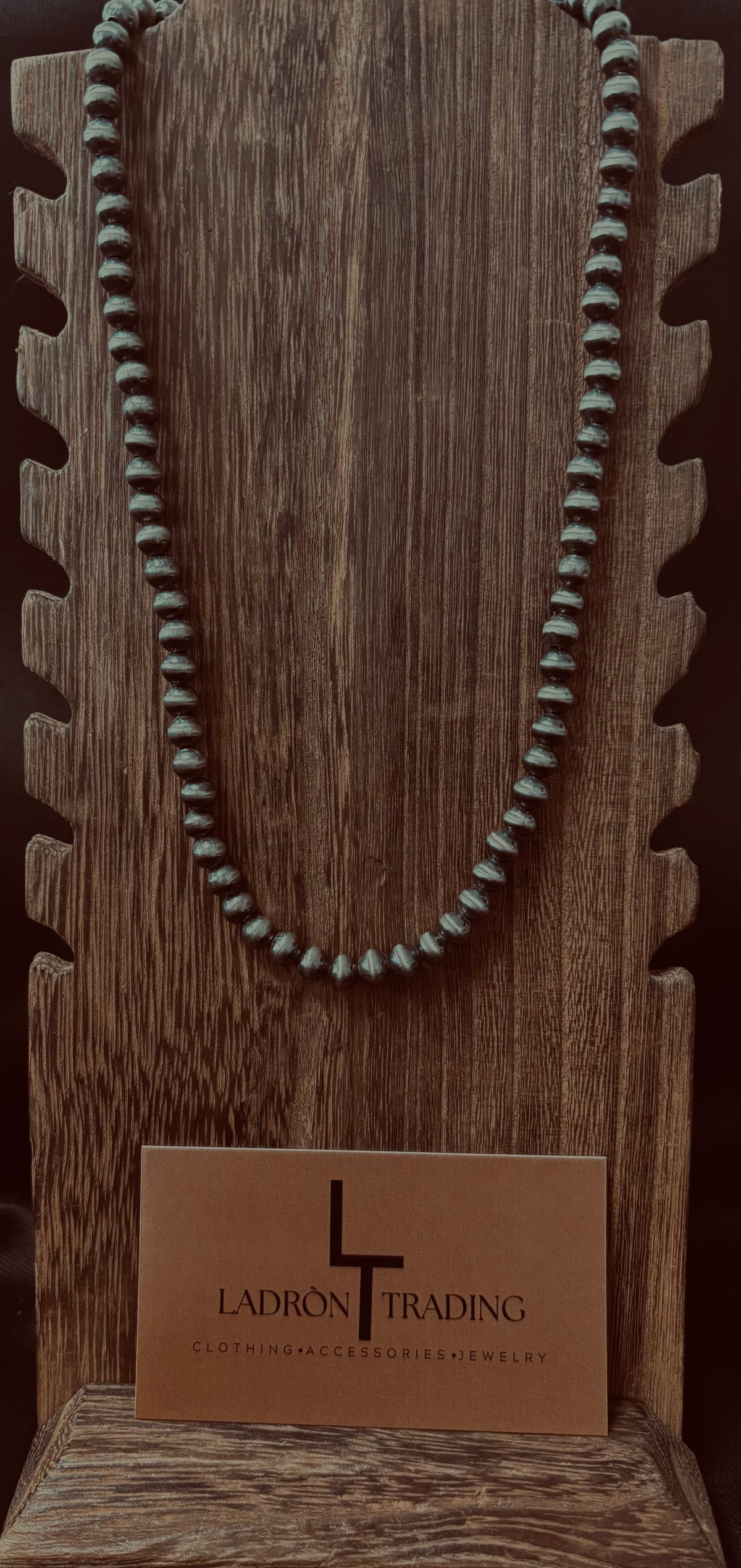 8mm 18” Silver Plated Pearls