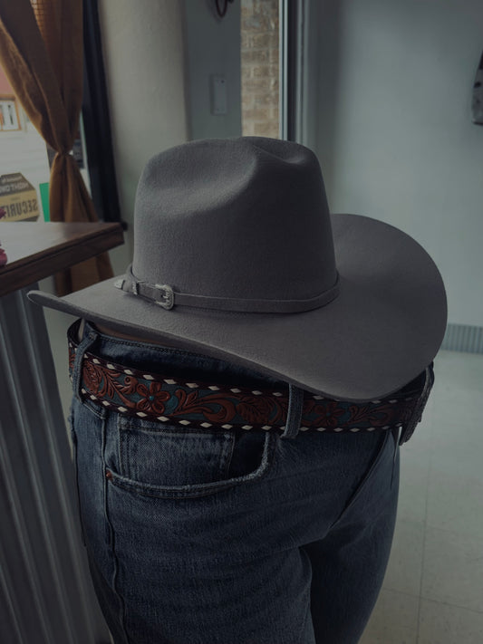 Grey Felt Cowboy Hat