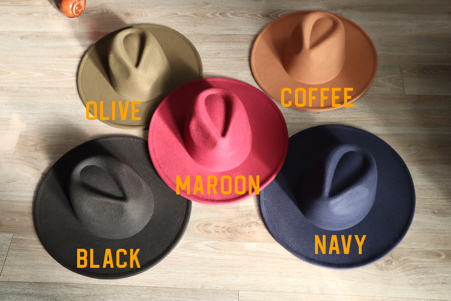 Rancher Wide Brim Fedora Hat