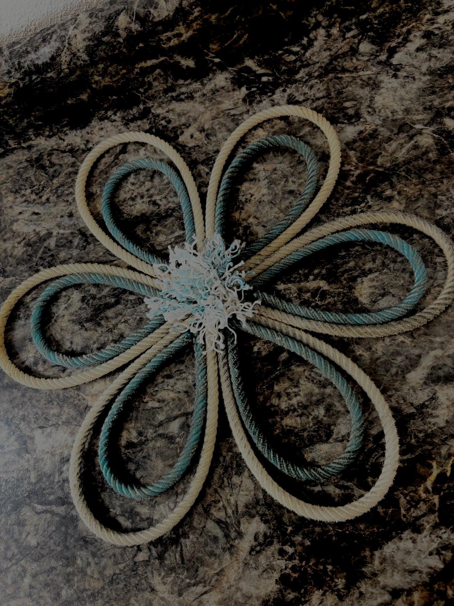 Blue/White Flower Rope
