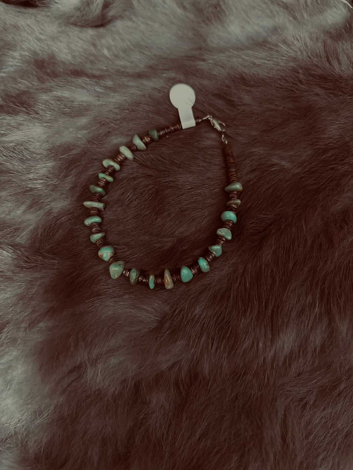 Beaded turquoise bracelet