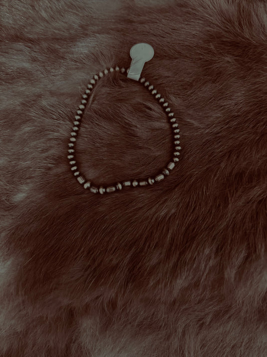 Silver Beaded Bracelet