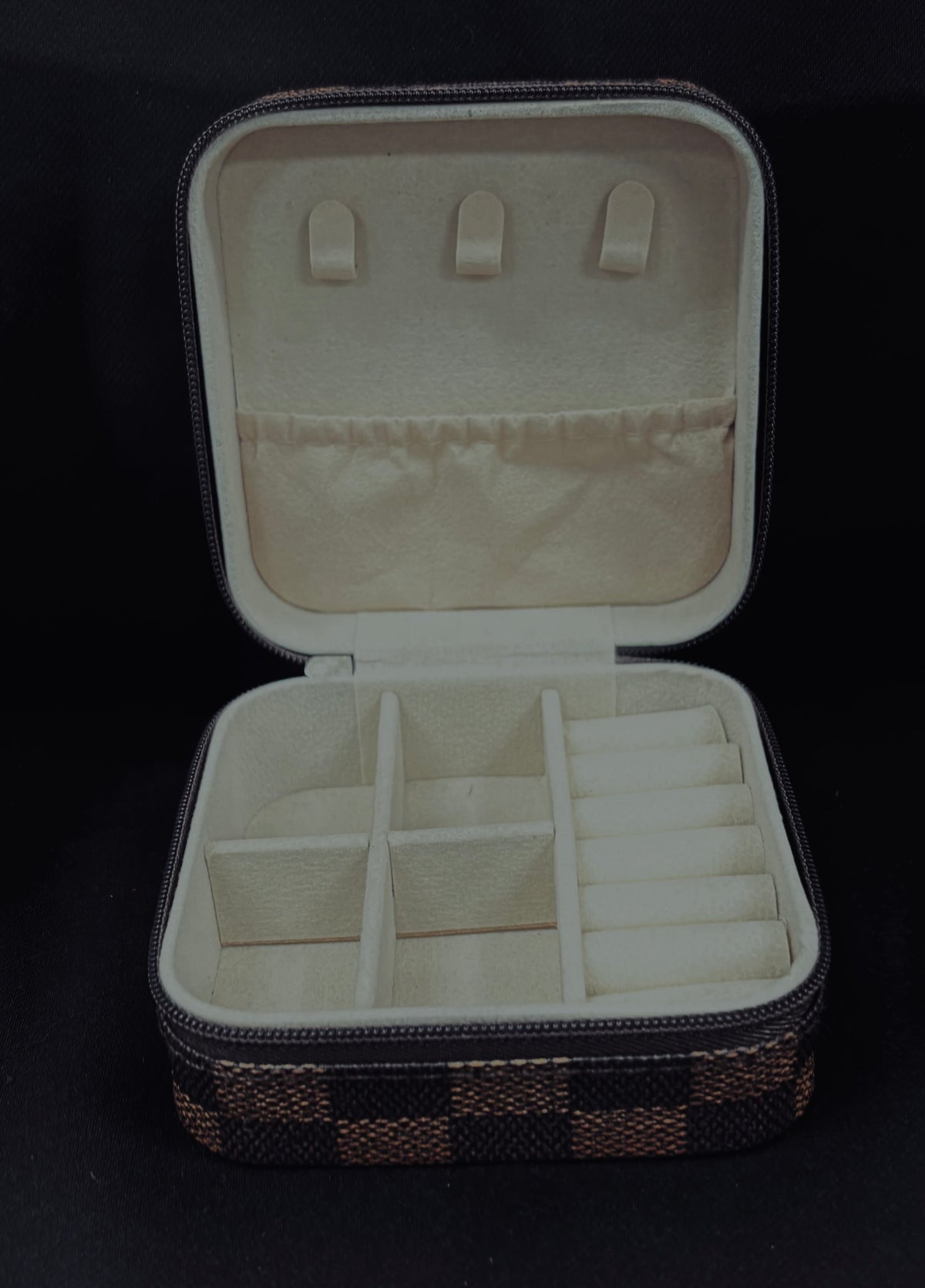 Travel Size Leather Jewelry Box