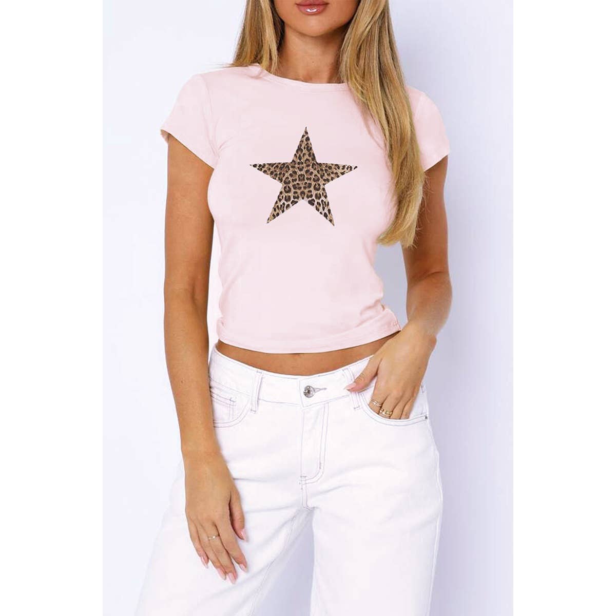 Leopard pink Star