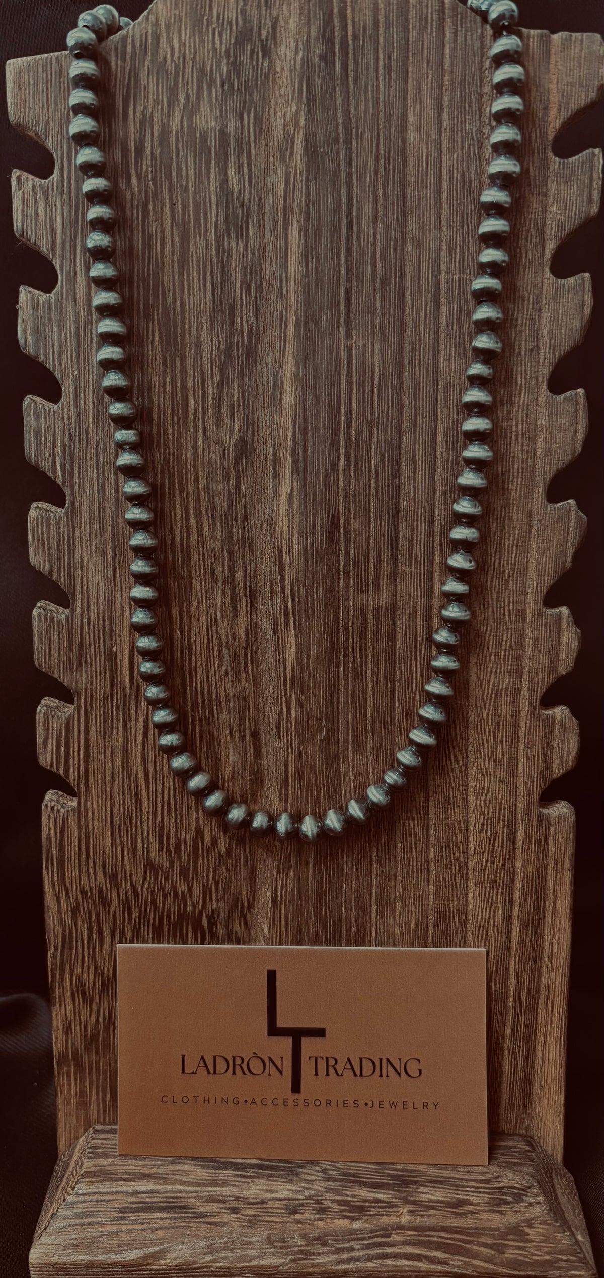 8mm 20” Silver Plated Pearls