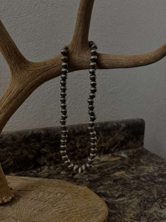 16” 10mm Silver Plated Pearls