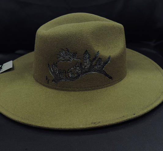 Desperado Felt Hat : Green Custom Hat
