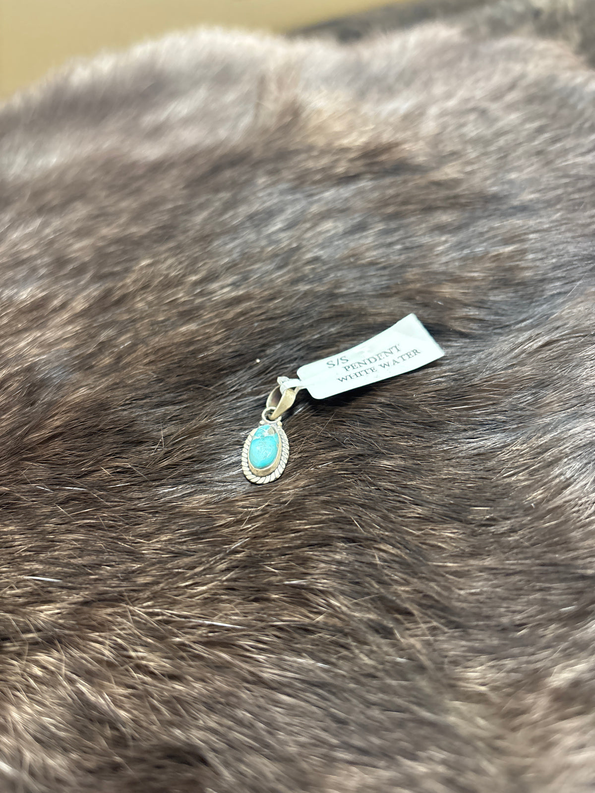 Silver w/ Turquoise Pendant