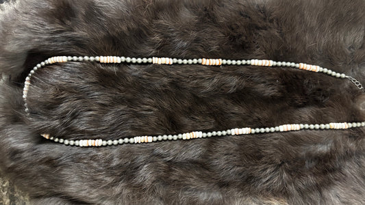 Pink And Silver Necklace