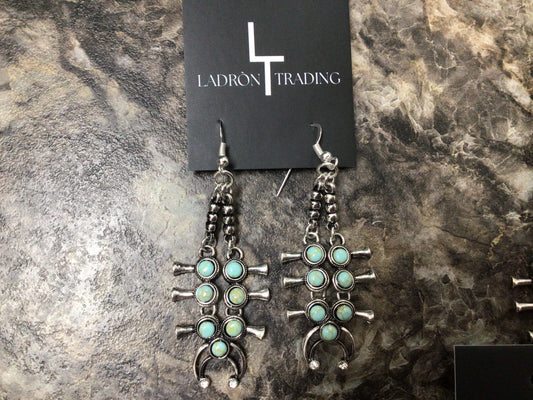 Squash blossom earrings