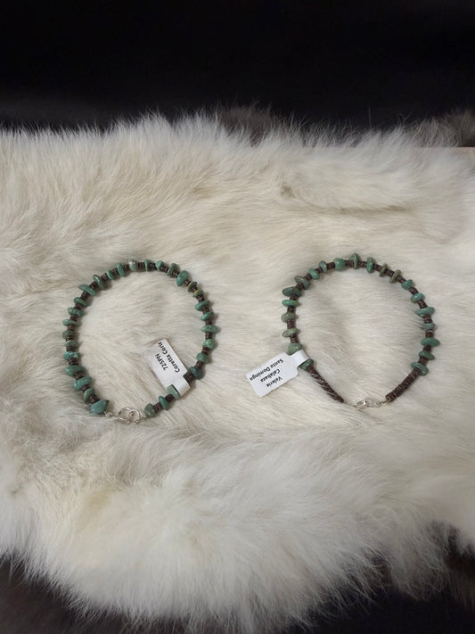 Beaded turquoise bracelet