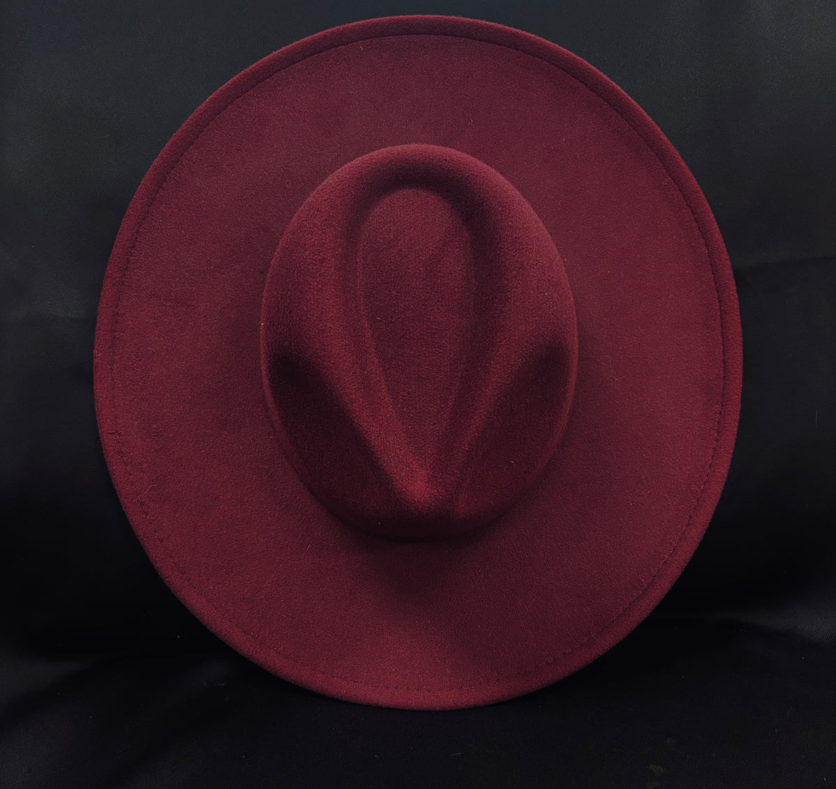 Desperado Felt Hat, Burgundy