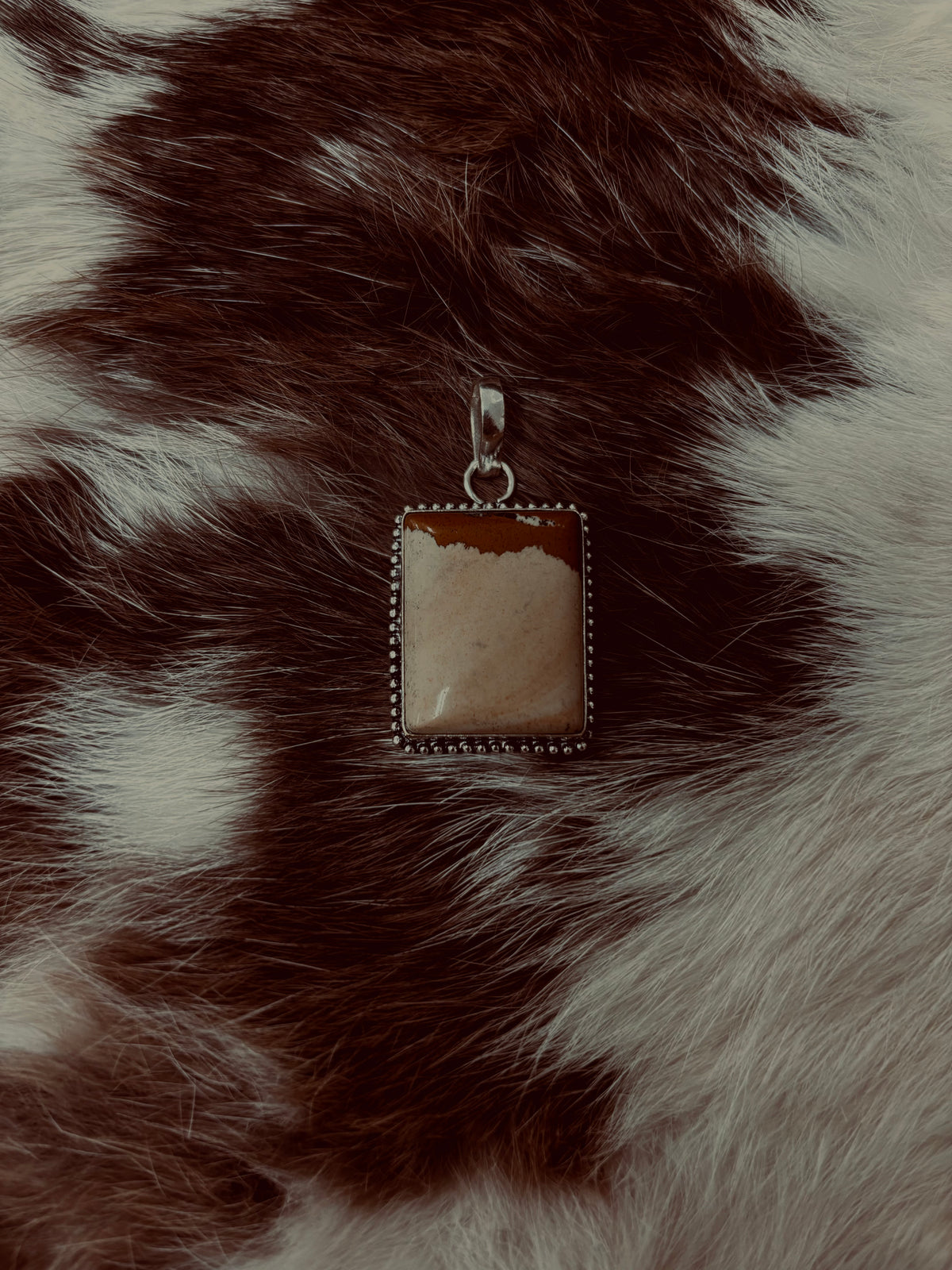 White / Brown Pendant
