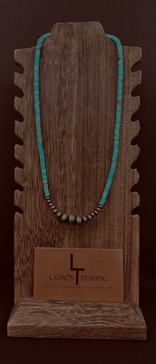 Turquoise Stone Pearls