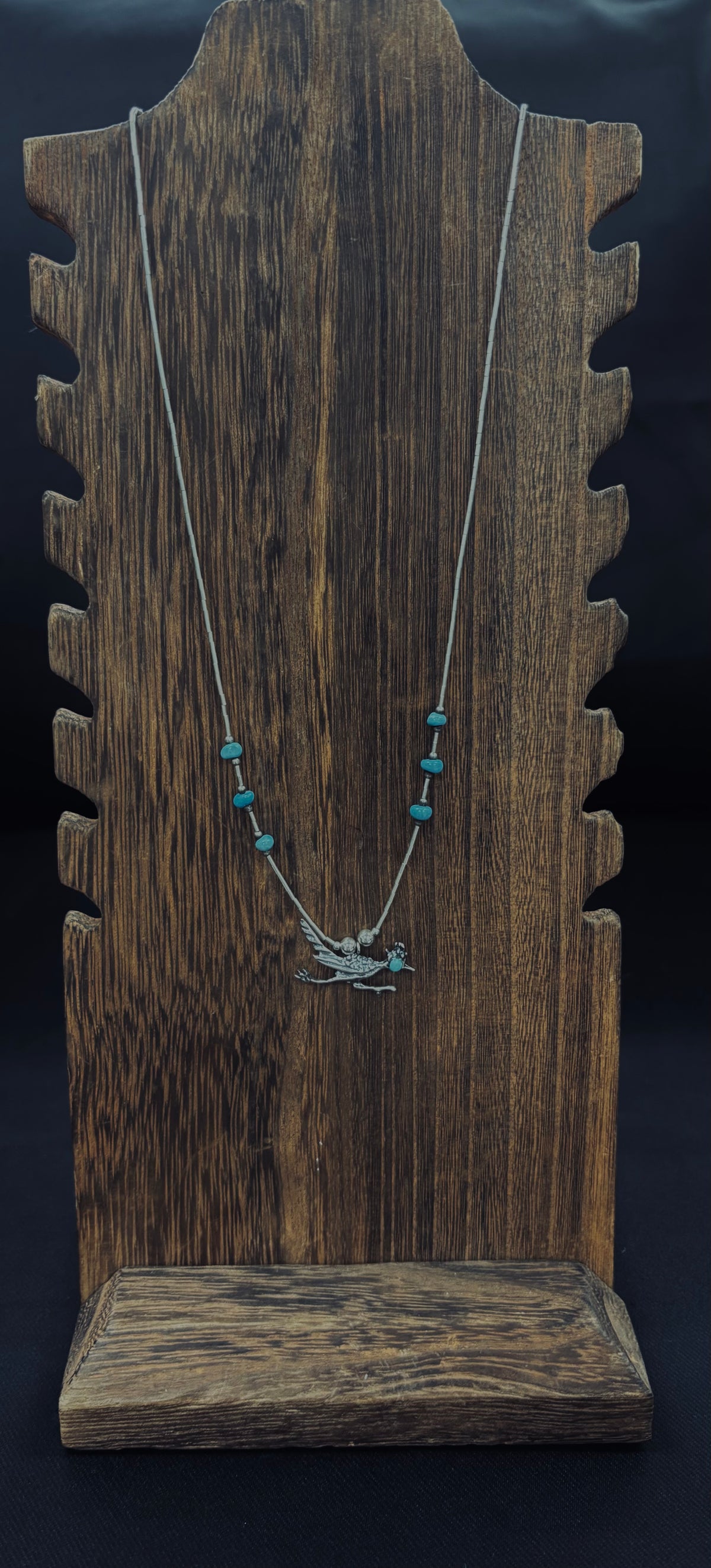 Silver Roadrunner Necklace