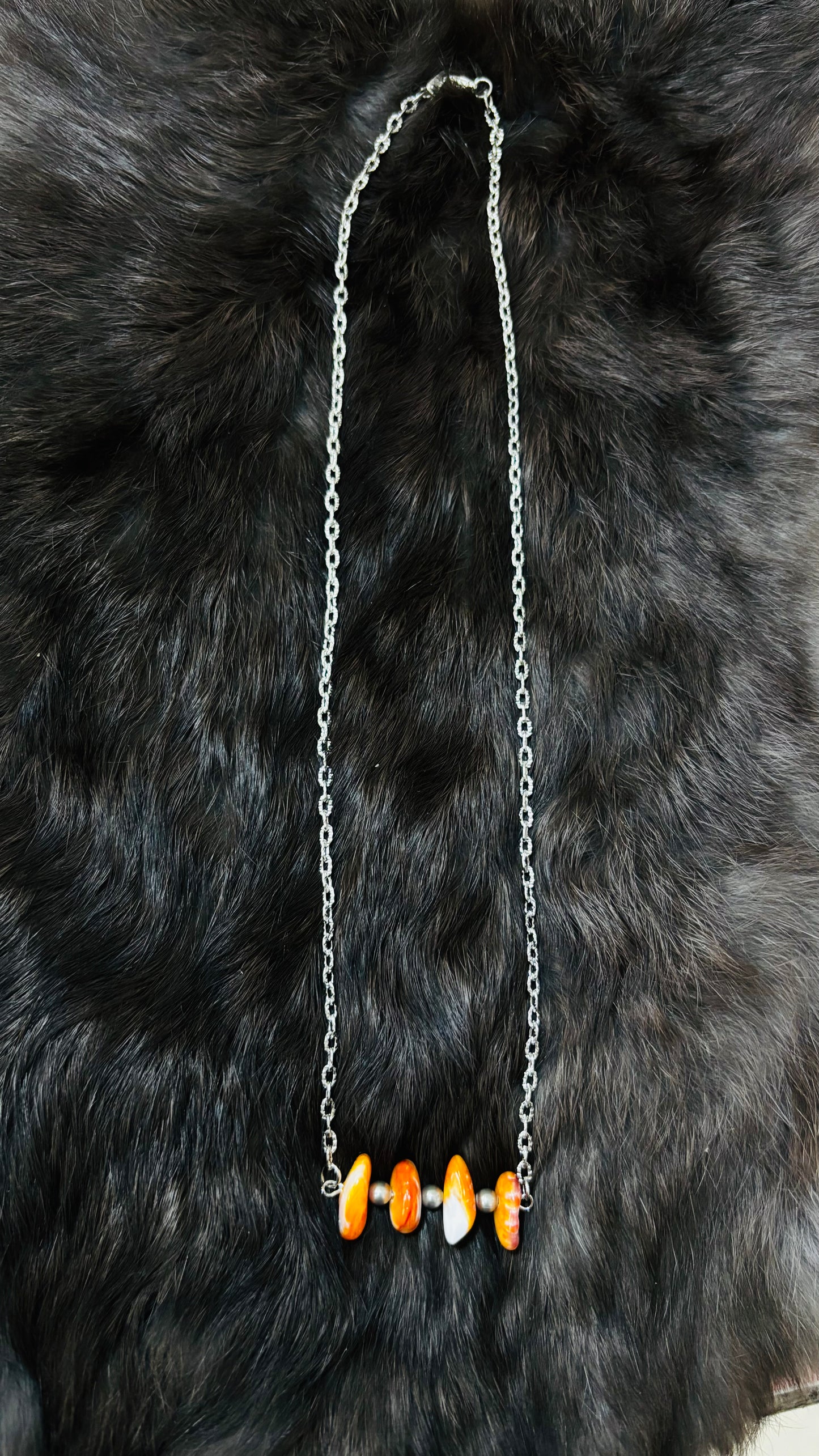 Orange Rock Necklace