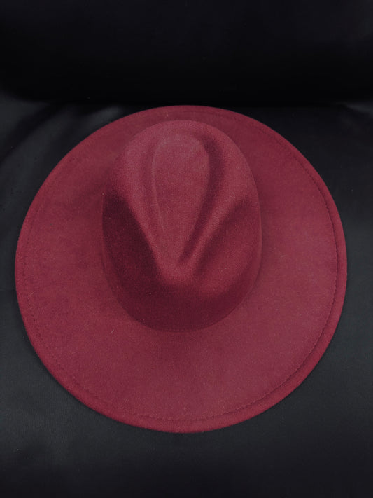 Desperado Felt Hat, Burgundy