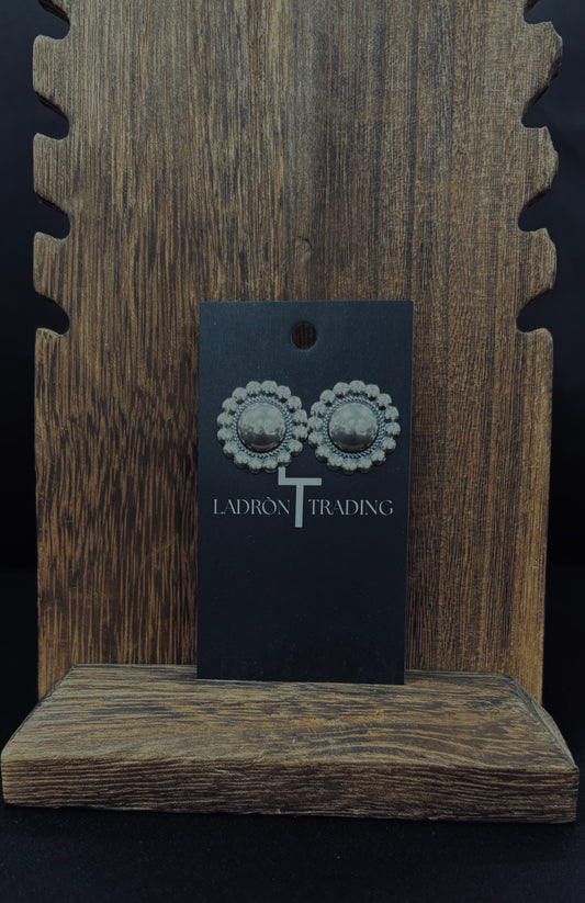Sterling Silver Flower Earrings