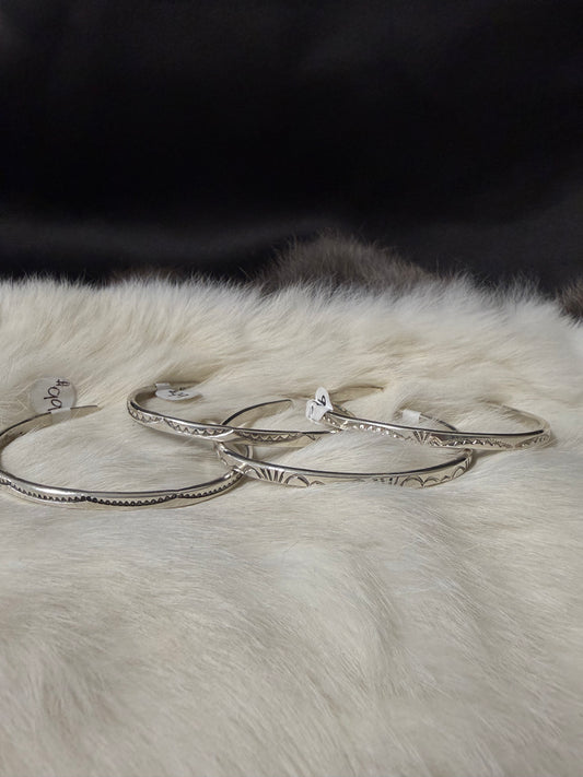 Sterling silver cuff