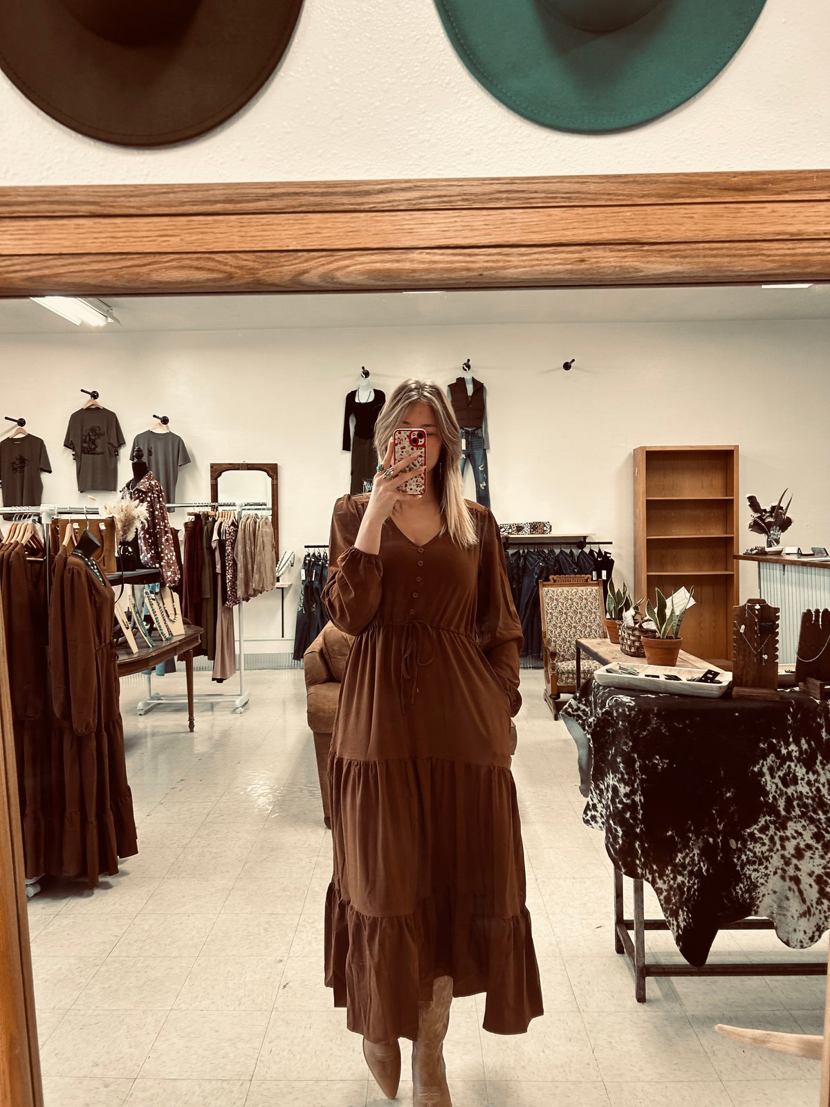 Fall Long Sleeve Maxi Dress