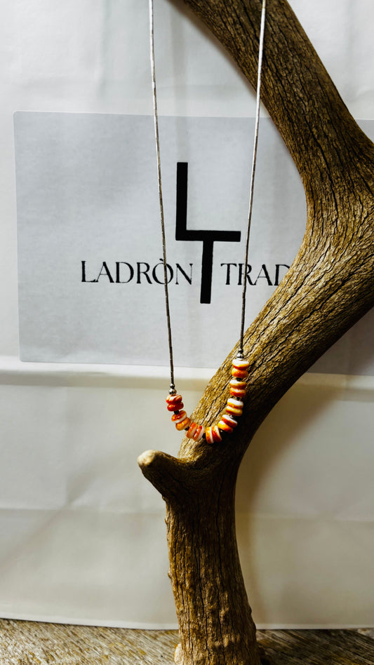 Orange cream soda necklace