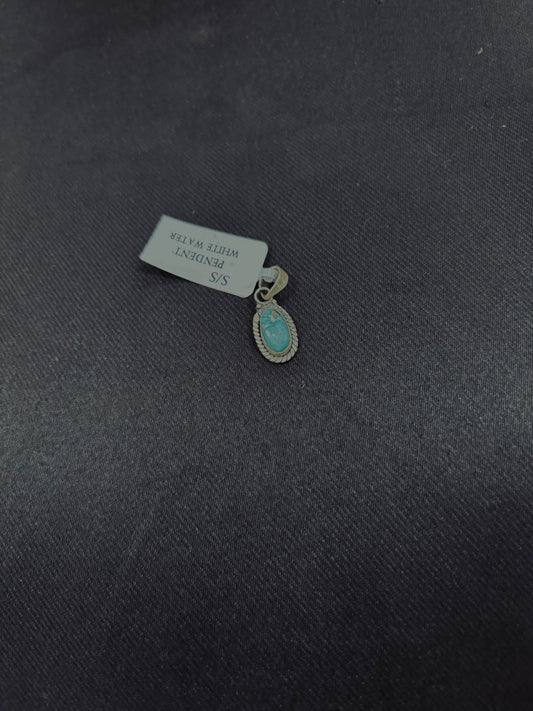 Silver w/ Turquoise Pendant