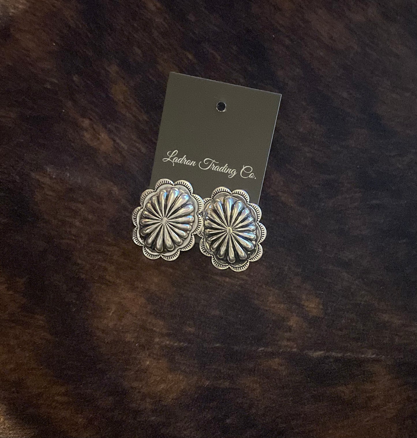 Concho earrings