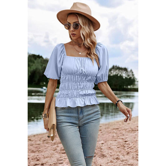 Square Neck   Blouse