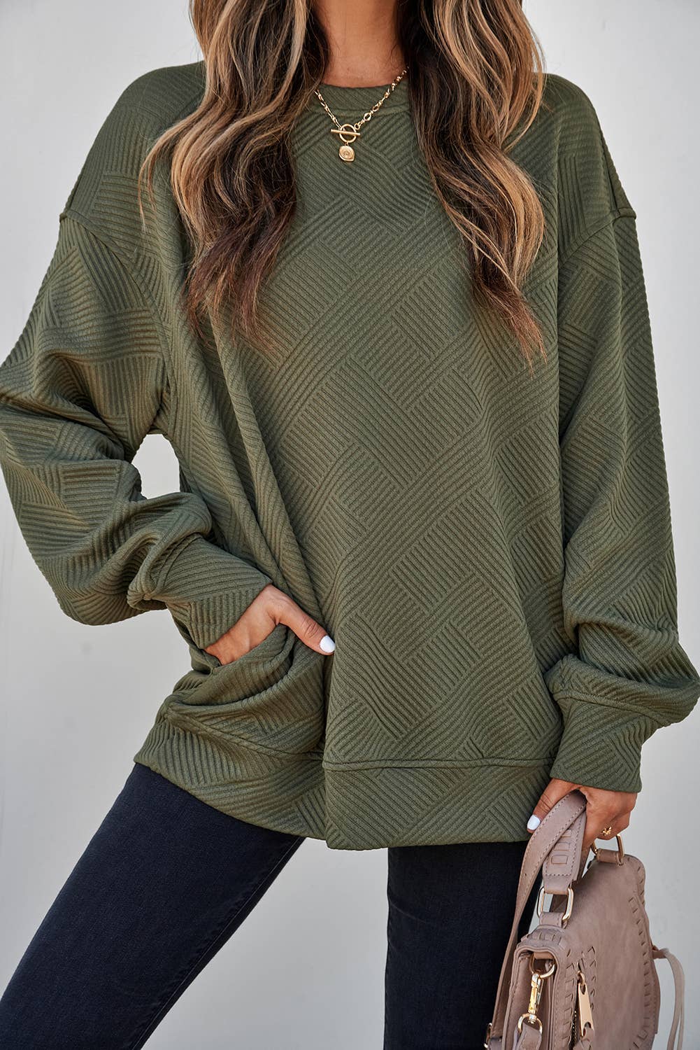 Round Neck Sweatshirt
