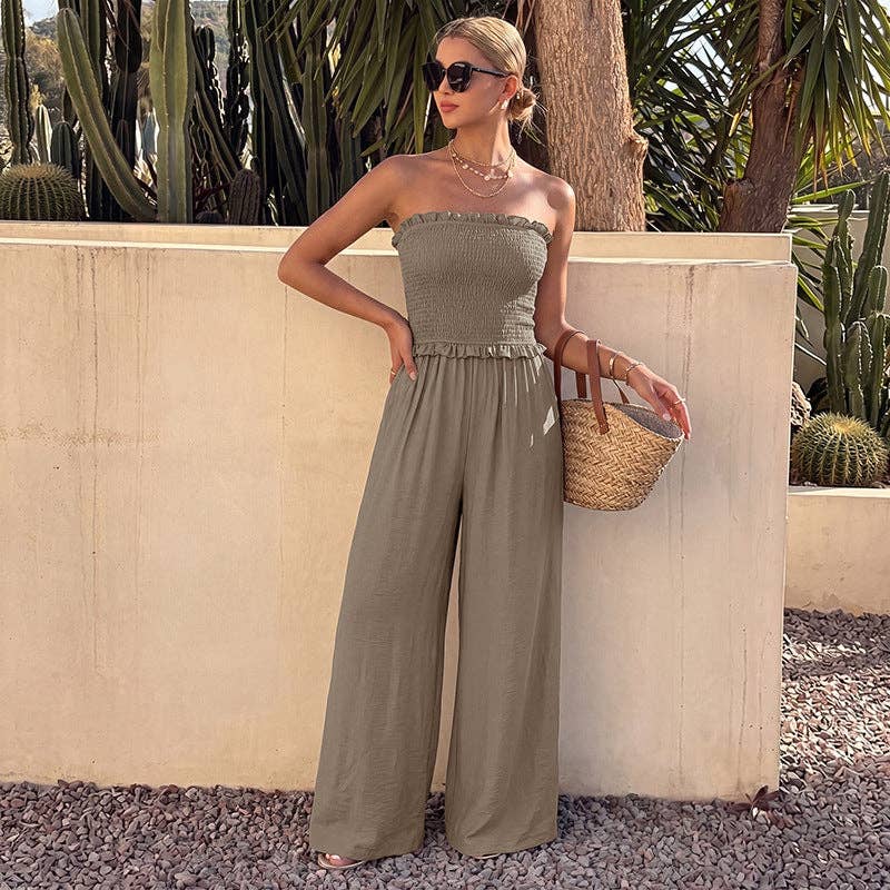 Mocha jumpsuit