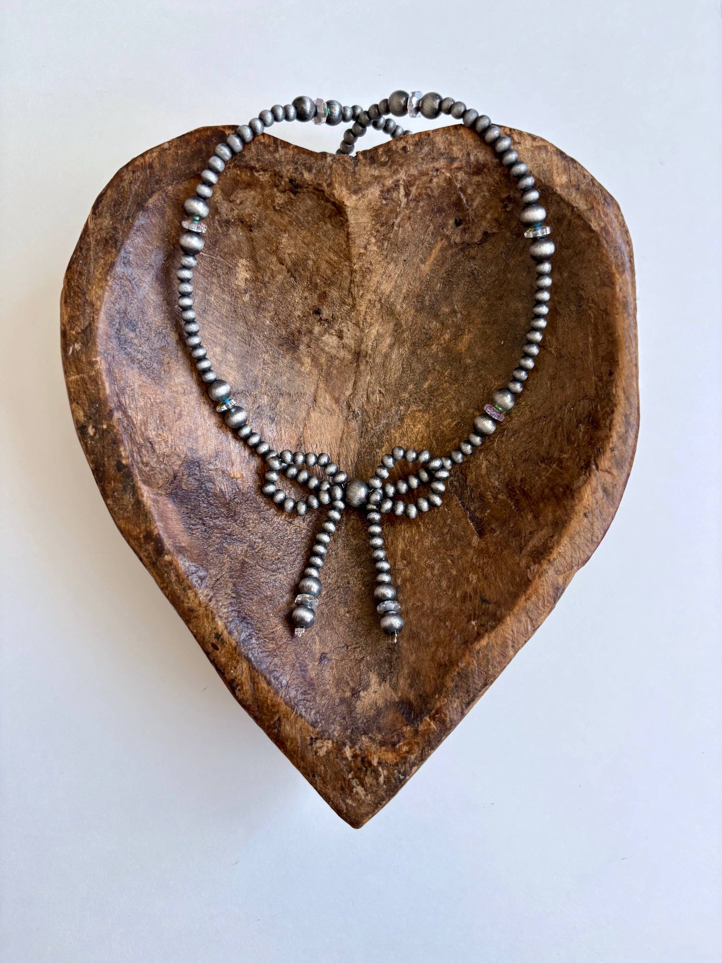 Navajo Bead Bow Necklace