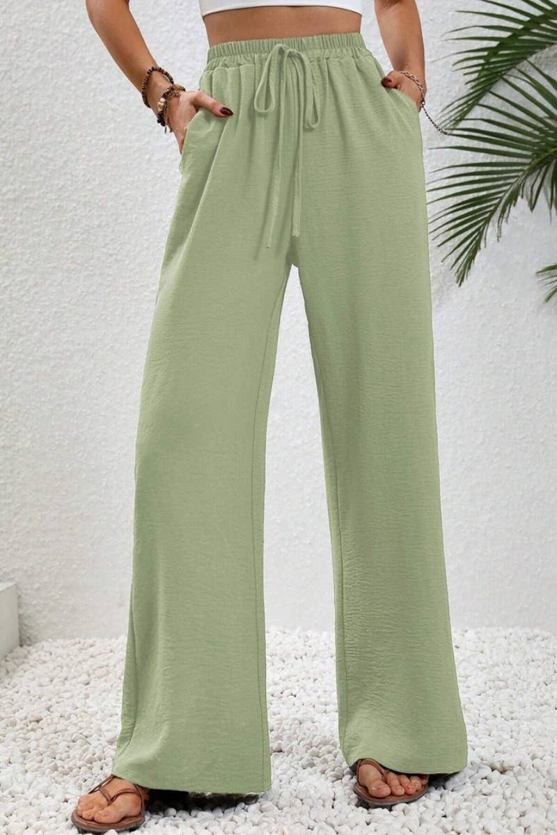 LACE-UP PANTS