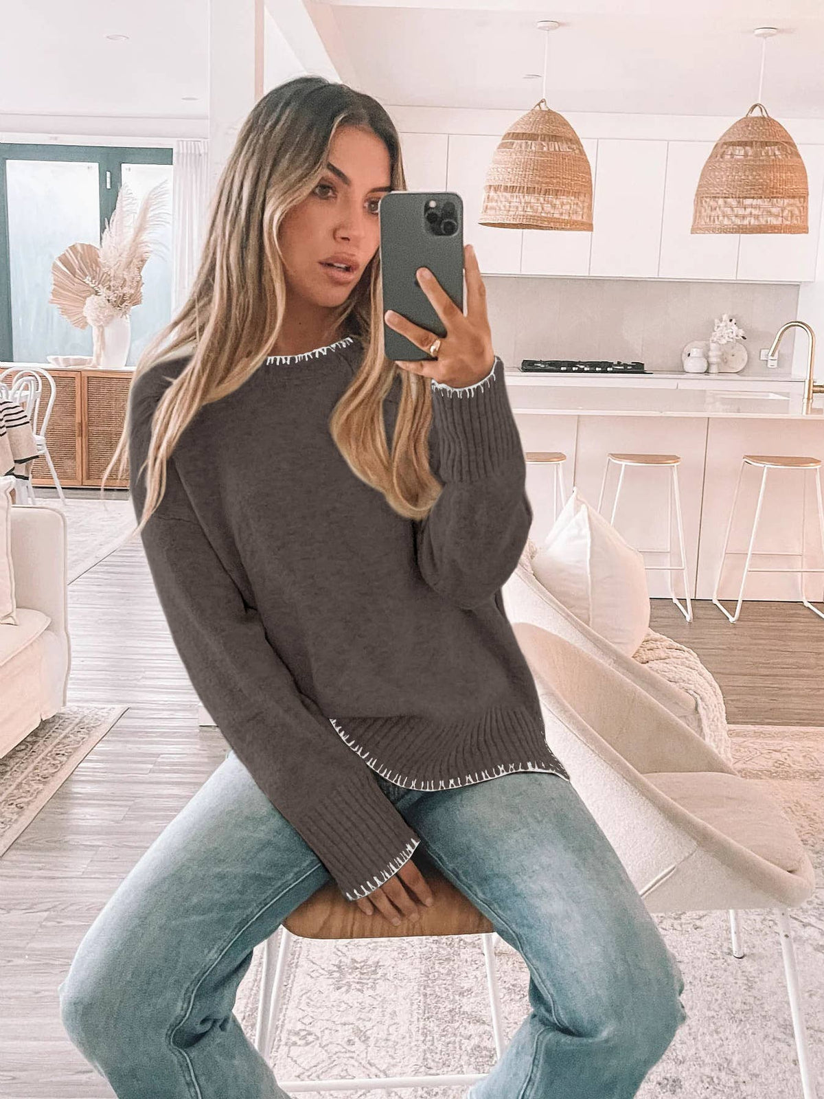 Knit Sweater Casual & Cozy