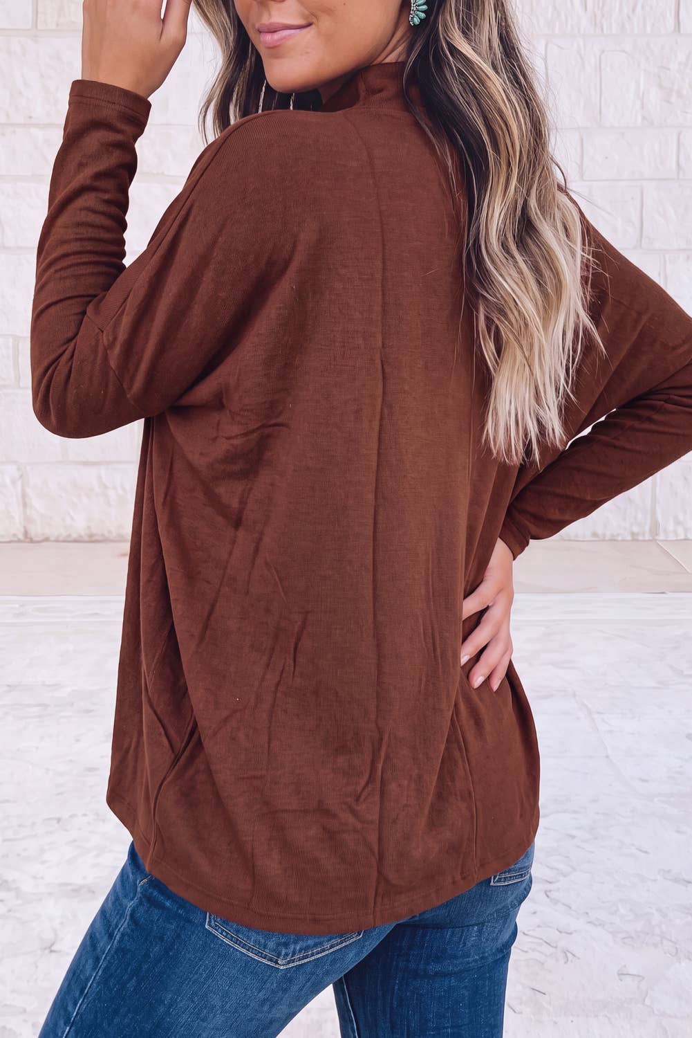 Mock Neck Long Sleeve