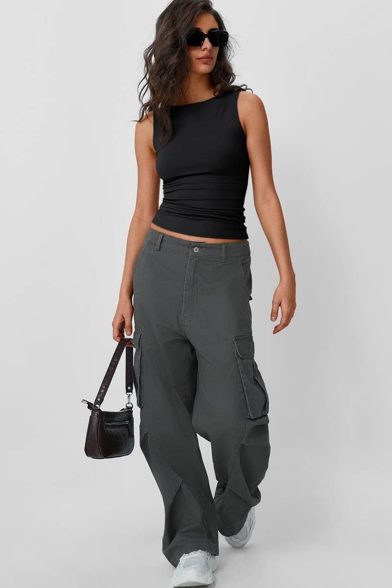 SLEEVELESS SLIM FIT SEXY TANK TOP