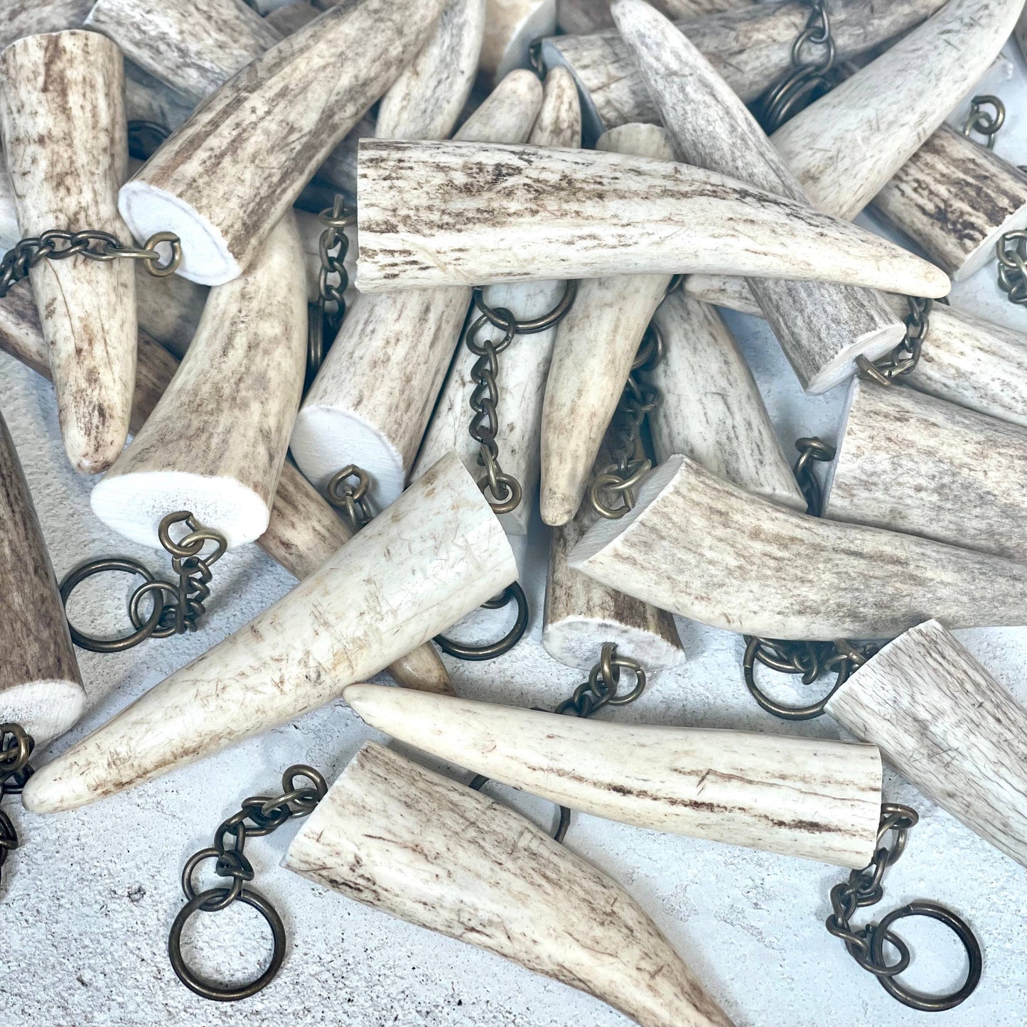 Deer Antler Keychain