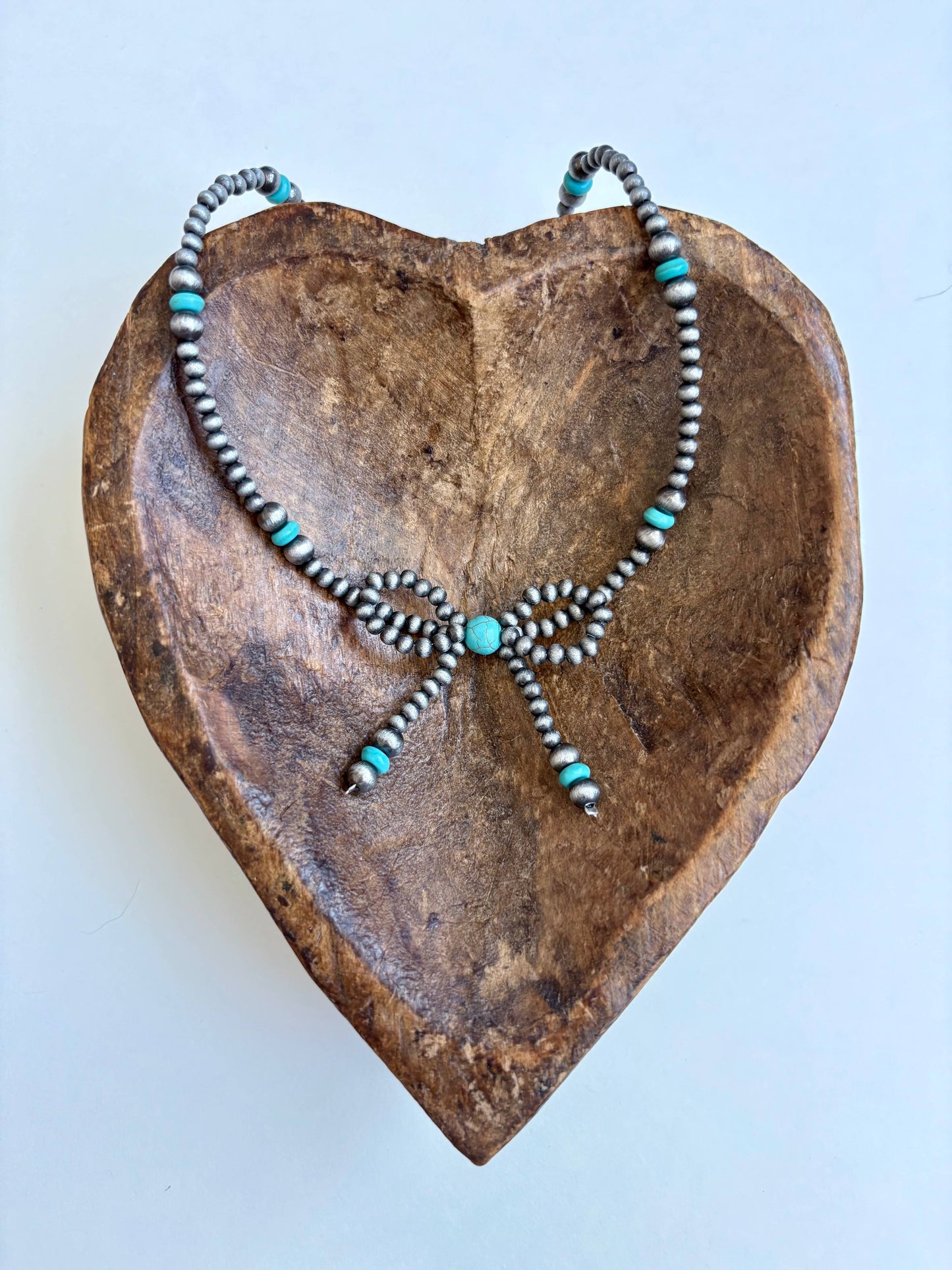 Navajo Bead Bow Necklace