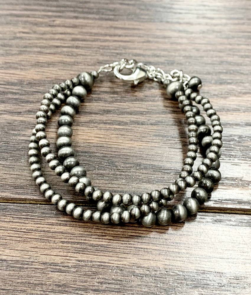 Western Bead Strand Adjustable Strand Bracelet