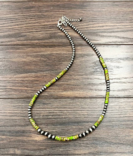 Green Gemstone Necklace